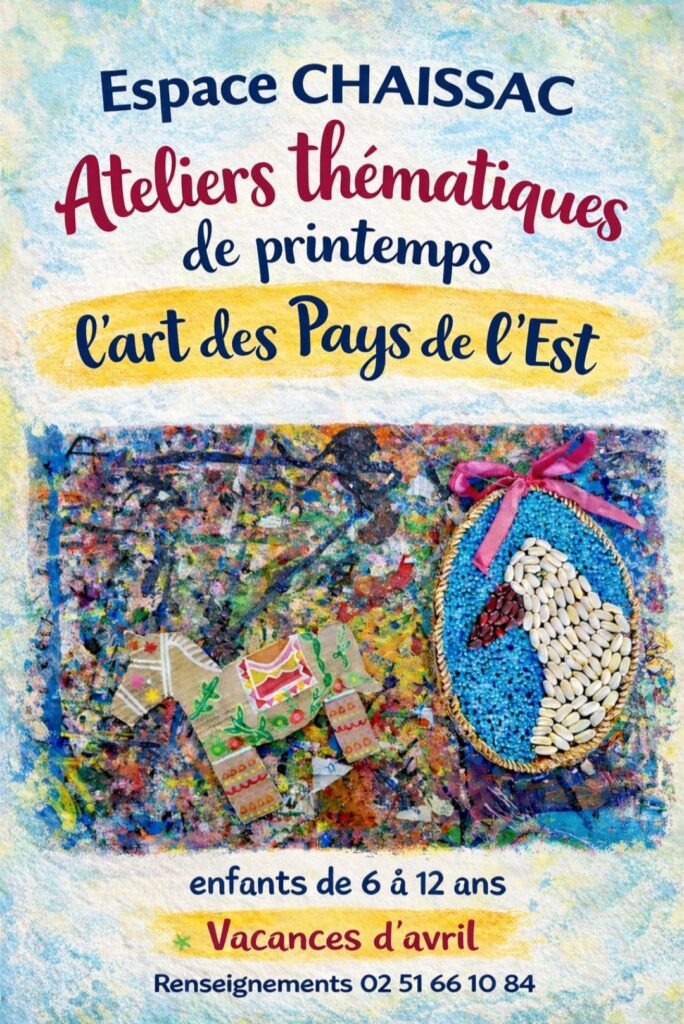 VACANCES DE PRINTEMPS : ateliers thématiques de l'Espace Chaissac.